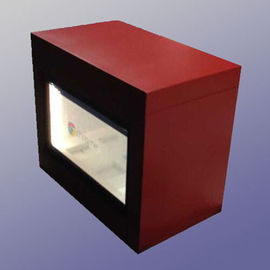 Mostra transparente da exposição da propaganda do LCD luminância alta vermelha/branca