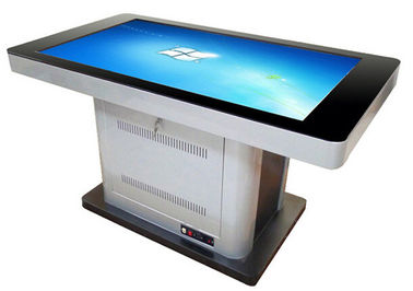 Tabela interna do toque do quiosque da tabela do Signage de Digitas do écran sensível do suporte do assoalho com toque infravermelho