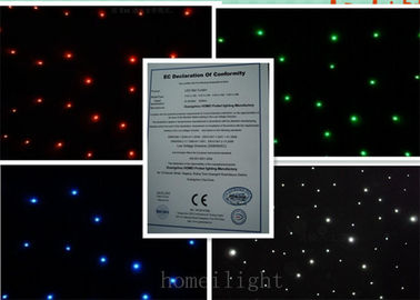 Pano da estrela do diodo emissor de luz de RGBW Christamas com luz do twinkling, tela flexível do diodo emissor de luz