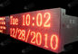 Texto Tricolor monocromático da imagem do quadro de avisos exterior do diodo emissor de luz de Digitas que move a tela do diodo emissor de luz