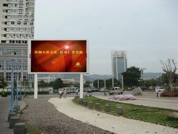 Cor completa exterior de alta resolução de exposição de diodo emissor de luz P6mm da propaganda