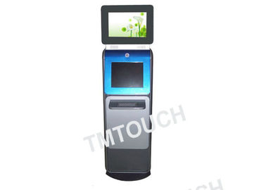 quiosque do LCD Wayfinding da tela de toque do IR da Duplo-exposição para o registro do aeroporto