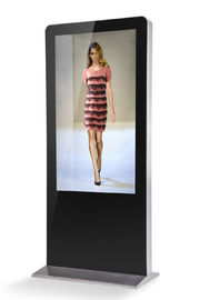 Exposição sozinha do Signage do LCD Digital do suporte do brilho alto com 3G Wifi