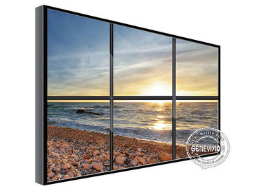 De HD Super LCD Digital do Signage largo da parede moldura video do estreito ultra para lugares públicos