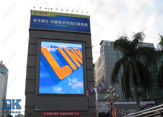 Placa de exposição conduzida exterior de alta resolução do pixel 12mm com movimentação estática 1R1G1B