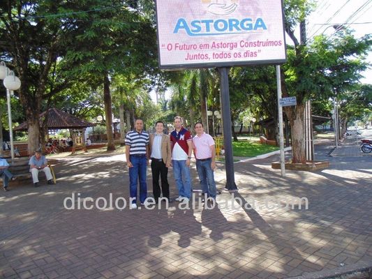 Exposição de diodo emissor de luz alugado 1R1G1B de P12 IP65 SMD, exposição de diodo emissor de luz exterior para anunciar