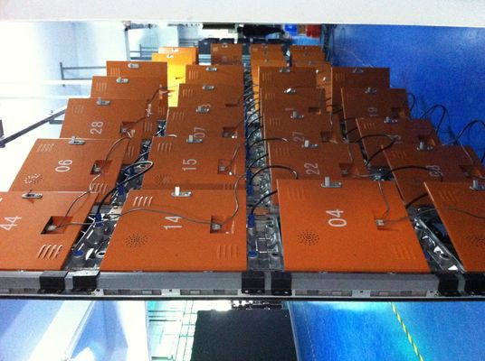 Exposição de diodo emissor de luz alugado completa para interno, tela video do arrendamento da cor P5 50 do diodo emissor de luz - 60Hz