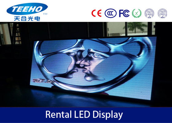 Exposição de diodo emissor de luz alugado completa para interno, tela video do arrendamento da cor P5 50 do diodo emissor de luz - 60Hz