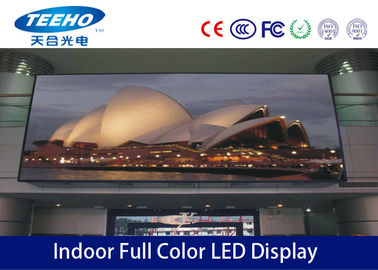 Tela de exposição de anúncio interna alugado 1R1G1B do diodo emissor de luz da cor completa P7.62, 1000Hz