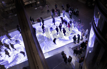 Diodo emissor de luz conduzido interno Dance Floor da liga de alumínio da tela de Epistar SMD 3 In1 P6